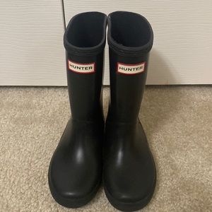 Kids Hunter Black boots